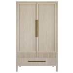 Шкаф платяной Primo с выдвижными ящиками шпон Черный дуб варинант исполнения - 1 | Loft Concept во Владивостоке