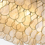 Люстра многоярусная с декором из натуральной морской ракушки Iridescent Light варинант исполнения - 5 | Loft Concept во Владивостоке