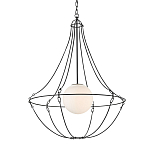 Подвесной светильник из тонких прутьев в форме колокола Forged Thin Rods варинант исполнения - 3 | Loft Concept во Владивостоке