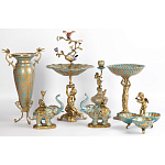 Фарфоровый подсвечник Слон с эмоцией Fluens варинант исполнения - 6 | Loft Concept во Владивостоке