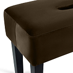 Мягкий  пуф на черных ножках Winton Pouf варинант исполнения - 12 | Loft Concept во Владивостоке