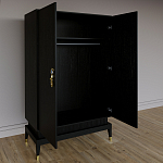 Платяной шкаф Elsa Dreams Black с 2-мя фасадами варинант исполнения - 1 | Loft Concept во Владивостоке