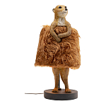 Настольная лампа Цурикат плафон из меха варинант исполнения - 1 | Loft Concept во Владивостоке