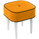 Квадратный мягкий пуф на белых ножках Winton Pouf Square варинант исполнения - 23 | Loft Concept во Владивостоке