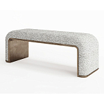 Банкетка Forli с элегантными латунными вставками  варинант исполнения - 1 | Loft Concept во Владивостоке