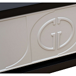 Тумбочка прикроватная с ящиком черно-серого цвета Noble Nightstand варинант исполнения - 3 | Loft Concept во Владивостоке