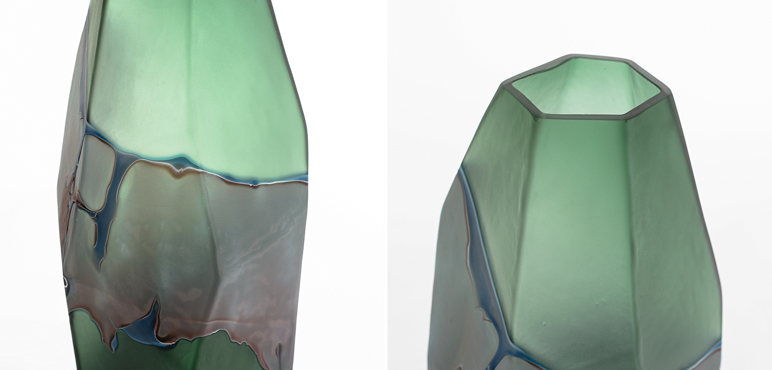 Ваза Polygonal Vase green Ваза Polygonal Vase green - Loft-Concept во Владивостоке