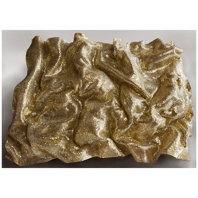 Панно «Golden Flow» Золотой во Владивостоке | Loft Concept 