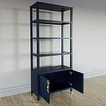 Стеллаж со стеклянными полками Elsa Dreams Blue варинант исполнения - 3 | Loft Concept во Владивостоке