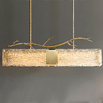 Люстра прямоугольная из фактурного стекла Chandelier Beam варинант исполнения - 5 | Loft Concept во Владивостоке