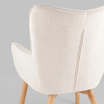 Белое кресло на ножках из массива CORDELIA варинант исполнения - 6 | Loft Concept во Владивостоке