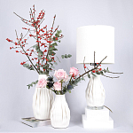 Настольная лампа керамическая бежевая Amazonia варинант исполнения - 2 | Loft Concept во Владивостоке