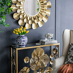 Ваза округлой формы с бело-синим цветочным орнаментом Blue & White Ornament  варинант исполнения - 4 | Loft Concept во Владивостоке