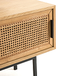 ТВ-тумба с плетеным декором Tate Wicker TV Stand варинант исполнения - 4 | Loft Concept во Владивостоке