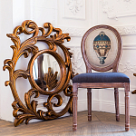 Зеркало настенное с рамой цвета античная бронза Classic Ornament Mirror варинант исполнения - 3 | Loft Concept во Владивостоке