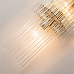 Бра с золотистым основанием и прозрачными трубками Nembus варинант исполнения - 4 | Loft Concept во Владивостоке