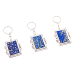 Зеркало брелок складное двухстороннее из натурального камня Лазурит Stone Mirrors варинант исполнения - 4 | Loft Concept во Владивостоке