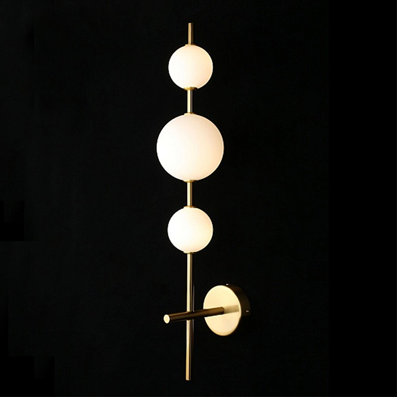 Бра настенное светодиодное Three Elements of Light Золотой Белый во Владивостоке | Loft Concept 