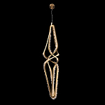 Подвесной светильник с декоративными элементами в виде кристаллов Smooth Shine варинант исполнения - 1 | Loft Concept во Владивостоке