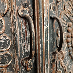 Индийский шкаф с орнаментом резьба из дерева Indian Antique Furniture  варинант исполнения - 5 | Loft Concept во Владивостоке