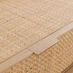 ТВ-тумба с плетеным декором Buckley Wicker TV Stand варинант исполнения - 5 | Loft Concept во Владивостоке