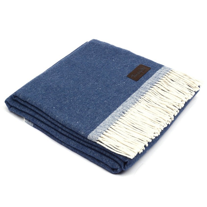 Плед SARA 4000 Marzotto Синий во Владивостоке | Loft Concept 