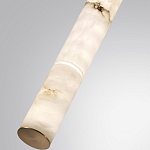 Подвесной светильник с плафоном в форме цилиндра из алебастра Cryptocrystalline Stone варинант исполнения - 5 | Loft Concept во Владивостоке