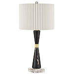 Настольная лампа с плиссированным цилиндрическим абажуром Tightened Waist варинант исполнения - 3 | Loft Concept во Владивостоке