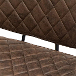 Стул с темно-коричневой обивкой из экокожи Benderson варинант исполнения - 8 | Loft Concept во Владивостоке