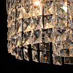 Потолочный светильник круглый с прозрачными подвесками Lunet варинант исполнения - 16 | Loft Concept во Владивостоке