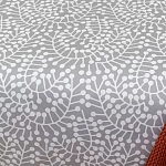 Постельное белье серого цвета с рисунком 200х220 см Blossom Essence варинант исполнения - 4 | Loft Concept во Владивостоке