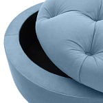 Круглый пуф на ножках Cheryl Pouf Light варинант исполнения - 2 | Loft Concept во Владивостоке