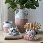 Статуэтка голубой рак с белой раковиной Marine Accessories варинант исполнения - 7 | Loft Concept во Владивостоке