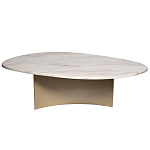 Стол журнальный овальный с контрастным основанием Subsequence варинант исполнения - 2 | Loft Concept во Владивостоке