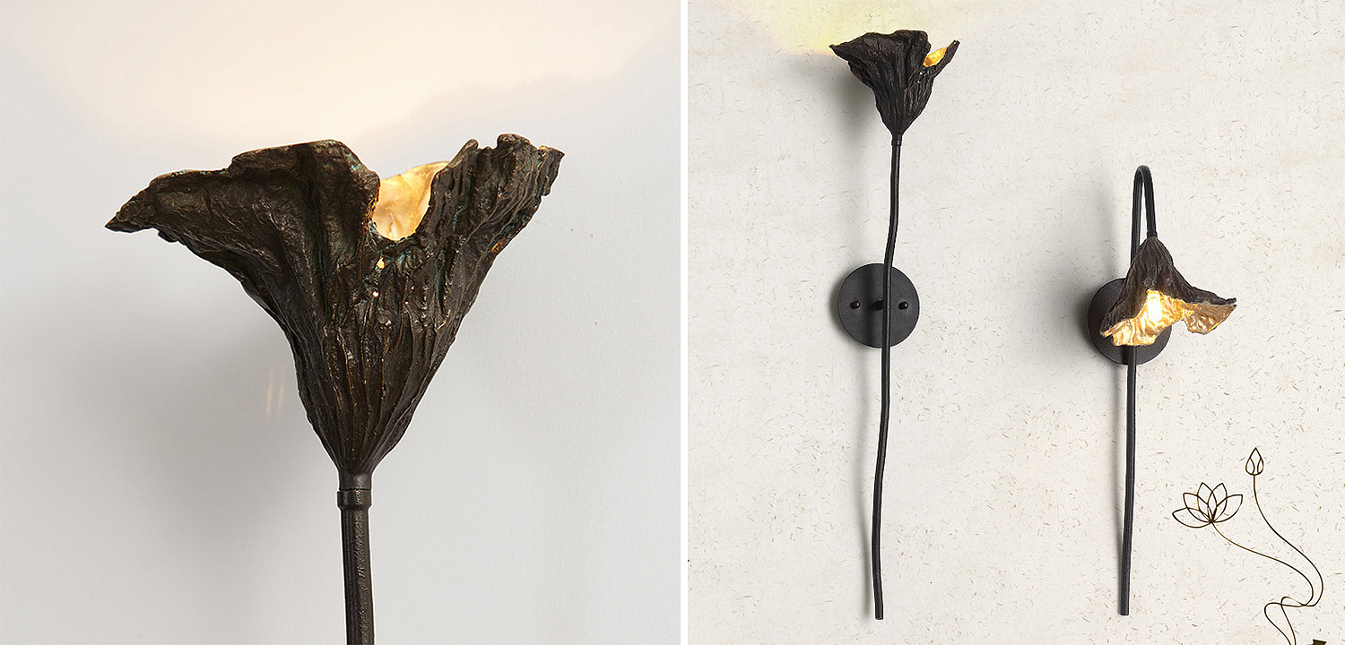 Настенный светильник Увядший Лотос Withering Lotus Lamp II Настенный светильник Увядший Лотос Withering Lotus Lamp II - Loft-Concept во Владивостоке