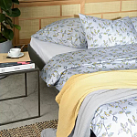 Постельное белье из сатина с рисунком 200х220 см Aurora Allure Sprout варинант исполнения - 4 | Loft Concept во Владивостоке