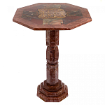 Кофейный стол из натуральных камней Лемезит и Яшма Natural Stone Tables варинант исполнения - 9 | Loft Concept во Владивостоке