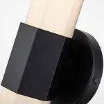 Бра для ванных комнат вертикальное с длинным белым матовым плафоном в форме шестиугольника на круглом основании Hinkley варинант исполнения - 2 | Loft Concept во Владивостоке