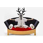 Дизайнерский диван с двумя подушками-валиками Poltronova Mitzi Sofa варинант исполнения - 9 | Loft Concept во Владивостоке