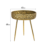 Столик дизайнерский Coth of gold варинант исполнения - 8 | Loft Concept во Владивостоке