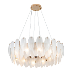 Люстра Mont Saint-Michel Золотая с Рельефным Стеклом варинант исполнения - 1 | Loft Concept во Владивостоке