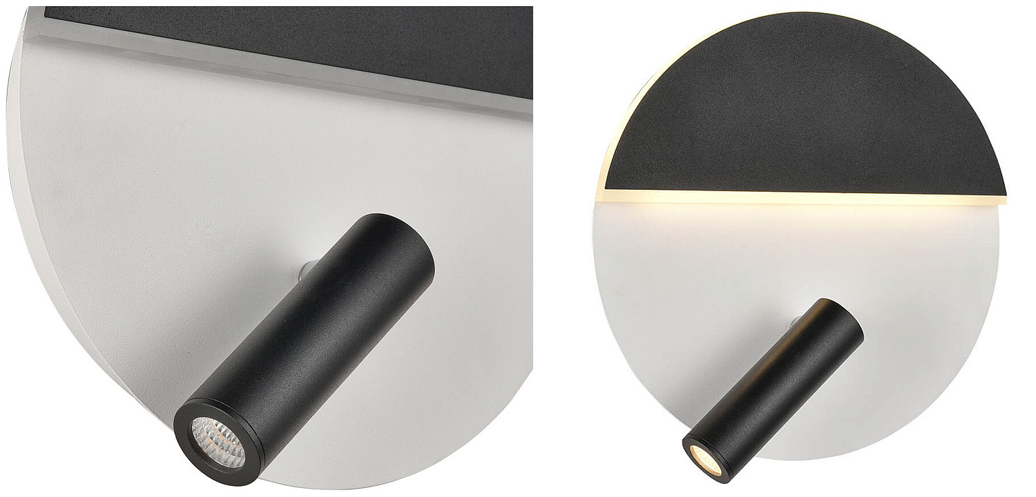 Бра Shon White Black Wall Lamp Бра Shon White Black Wall Lamp - Loft-Concept во Владивостоке