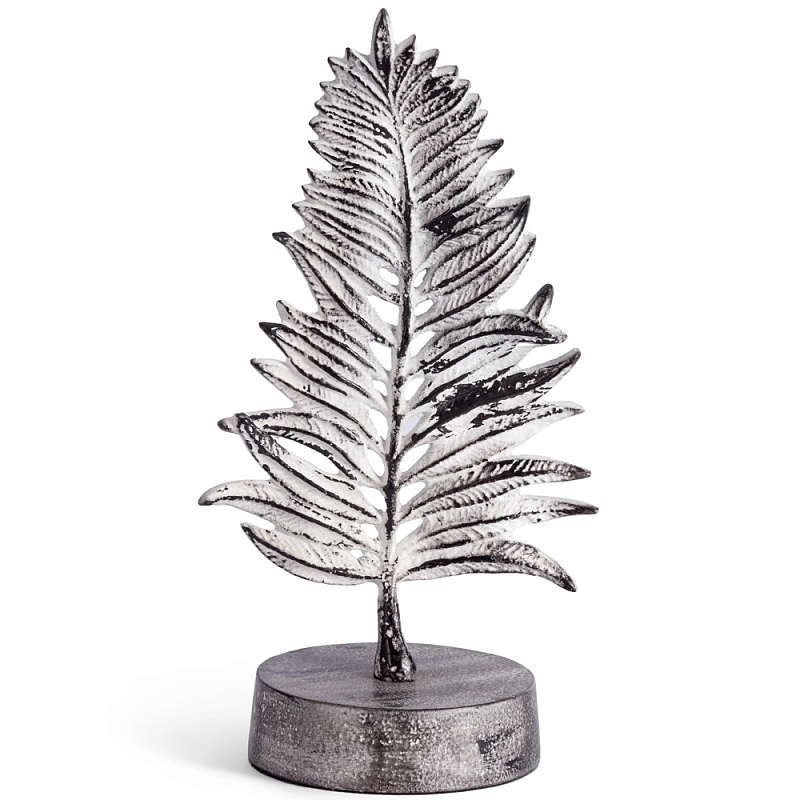 Статуэтка Metal Flowers античная платина Белое золото винтаж Статуэтка Metal Flowers античная платина Белое золото винтаж во Владивостоке | Loft Concept