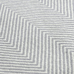 Плед из шерсти мериноса серого цвета 130×180 см Gray Waves варинант исполнения - 3 | Loft Concept во Владивостоке