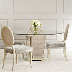 Стол обеденный круглый на зеркальном основании Spectacular Table варинант исполнения - 1 | Loft Concept во Владивостоке