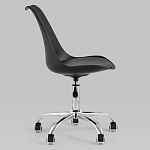 Офисный стул на металлическом основании EGGERY Black варинант исполнения - 2 | Loft Concept во Владивостоке