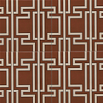 Дизайнерская плитка с узором Лабиринт варинант исполнения - 1 | Loft Concept во Владивостоке