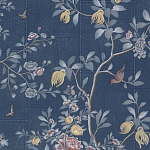 Обои ручная роспись Houghton Dark Blue варинант исполнения - 1 | Loft Concept во Владивостоке