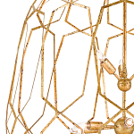 Люстра овальная с переплетенными ромбами Large Scale Artwork варинант исполнения - 1 | Loft Concept во Владивостоке