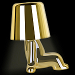 Настольная лампа фигурная цвета золото с гладким абажуром Высота 16 см Sophia варинант исполнения - 5 | Loft Concept во Владивостоке